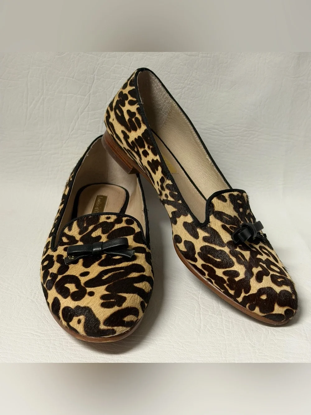 Louise Et Cie Womens Lo-Anniston Animal Real Cow Fur + Leather Slip On Sz 6M - Picture 3 of 7